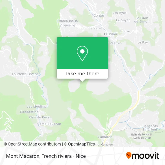 Mont Macaron map