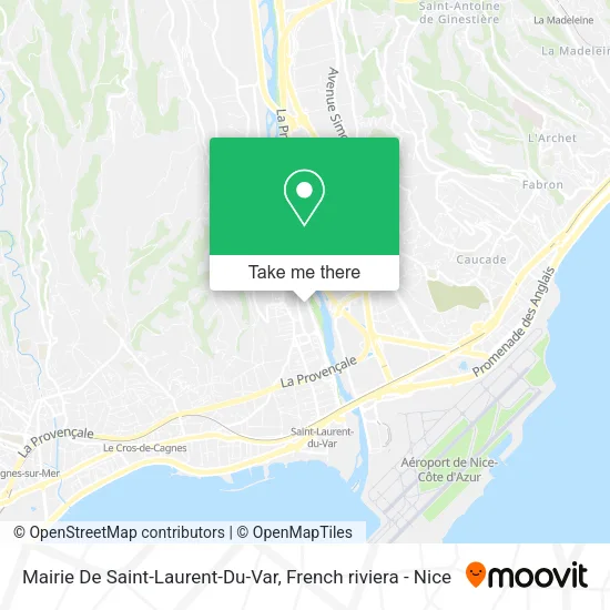 Mairie De Saint-Laurent-Du-Var map