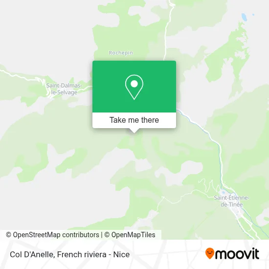 Col D'Anelle map