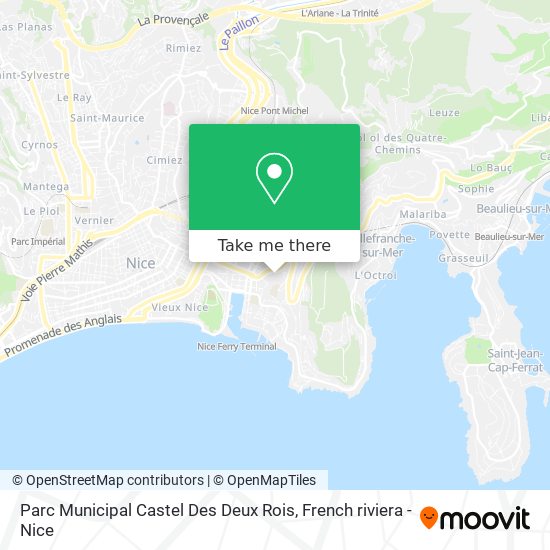 Parc Municipal Castel Des Deux Rois map