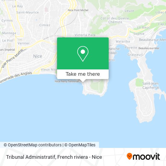 Mapa Tribunal Administratif