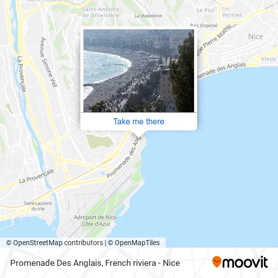 Promenade Des Anglais map