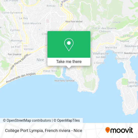 Collège Port Lympia map