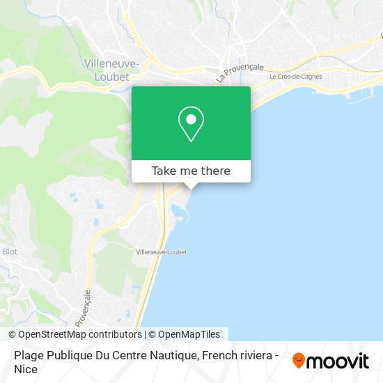 Plage Publique Du Centre Nautique map