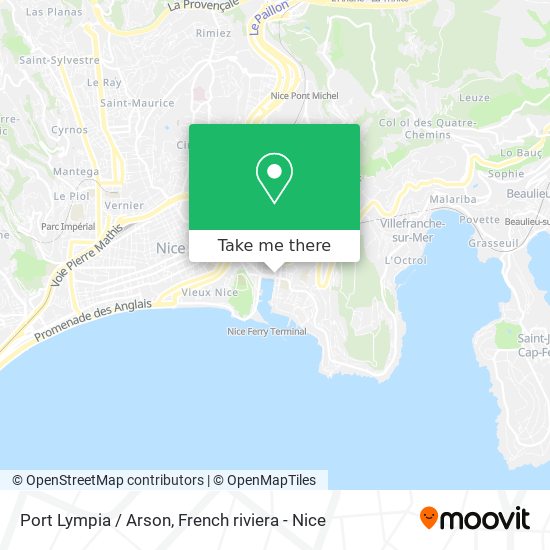 Mapa Port Lympia / Arson