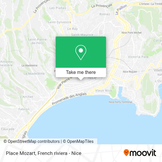 Place Mozart map
