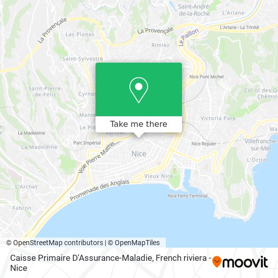 Mapa Caisse Primaire D'Assurance-Maladie