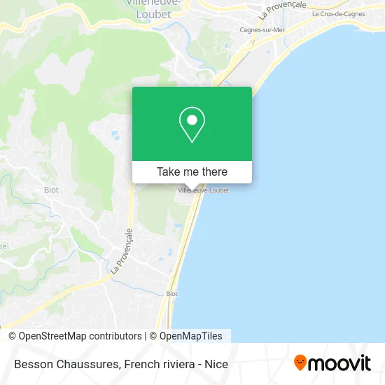 Mapa Besson Chaussures