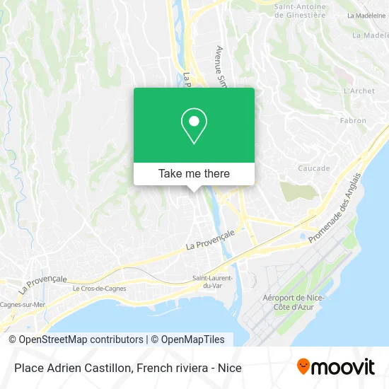 Place Adrien Castillon map