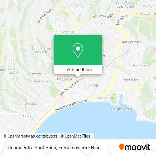 Technicentre Sncf Paca map