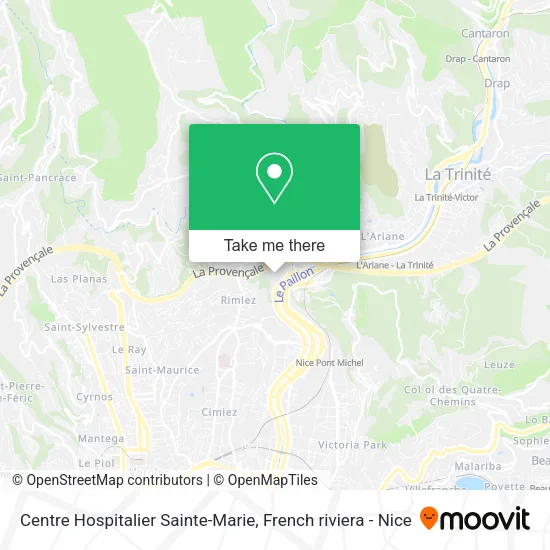 Centre Hospitalier Sainte-Marie map