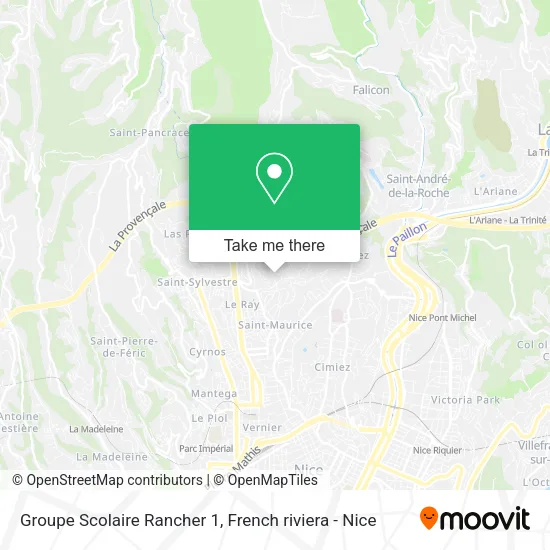 Groupe Scolaire Rancher 1 map