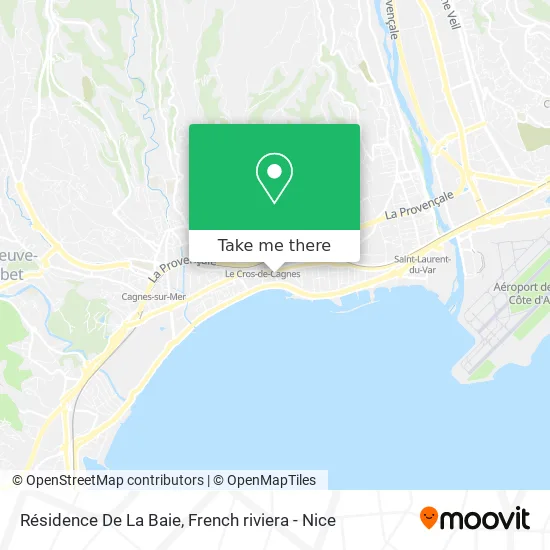 Résidence De La Baie map