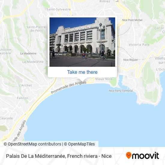 Mapa Palais De La Méditerranée