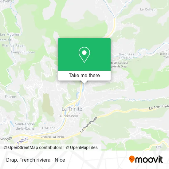 Drap map