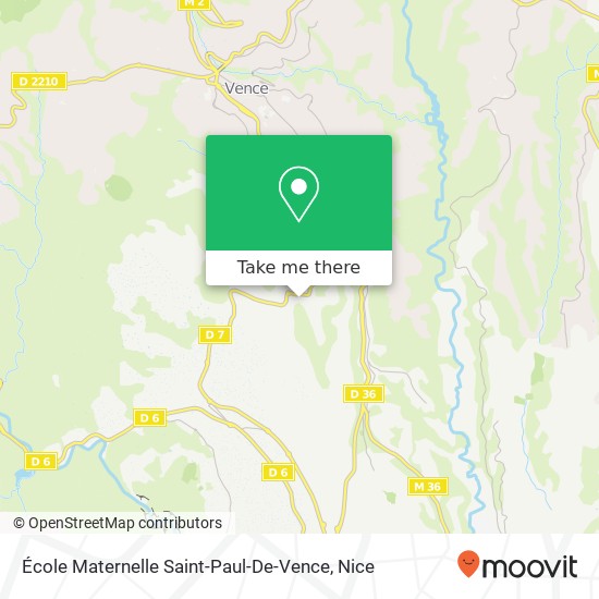 École Maternelle Saint-Paul-De-Vence map