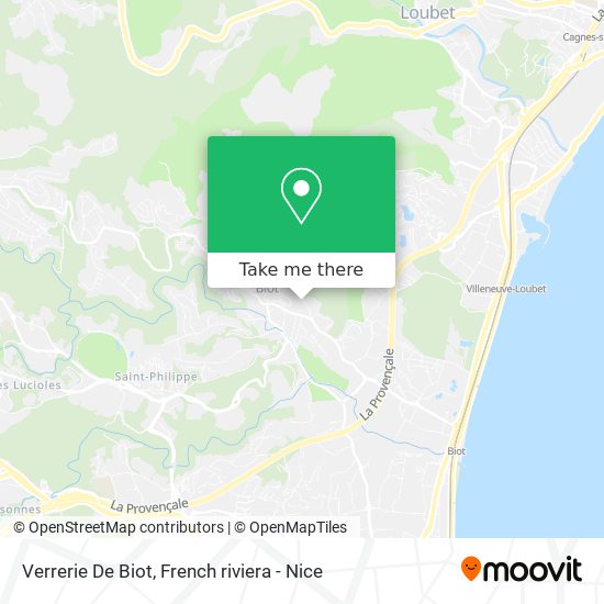 Verrerie De Biot map