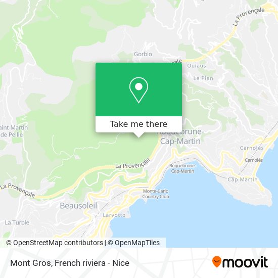 Mont Gros map