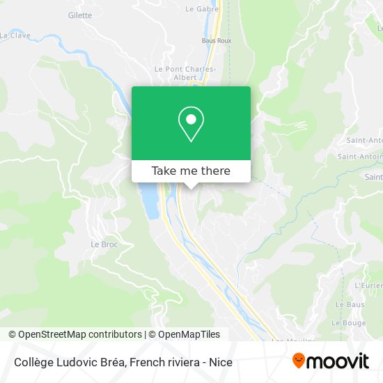 Collège Ludovic Bréa map