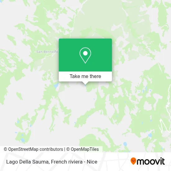 Lago Della Sauma map