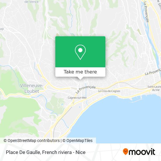 Mapa Place De Gaulle