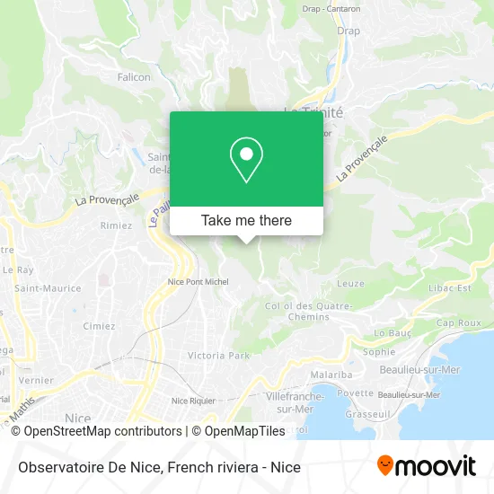 Observatoire De Nice map