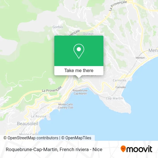 Roquebrune-Cap-Martin map