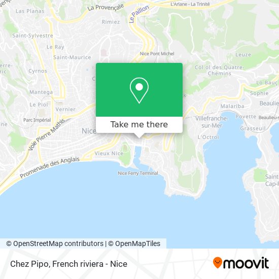 Chez Pipo map