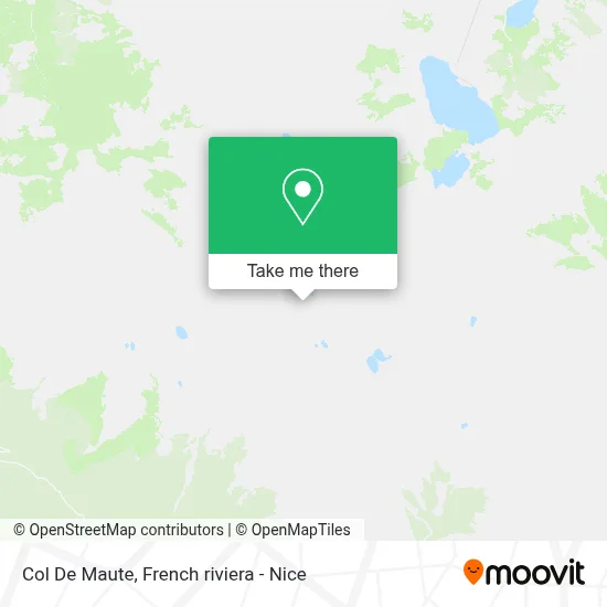 Col De Maute map