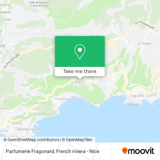 Mapa Parfumerie Fragonard