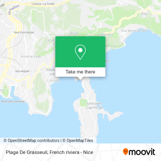 Plage De Grasseuil map
