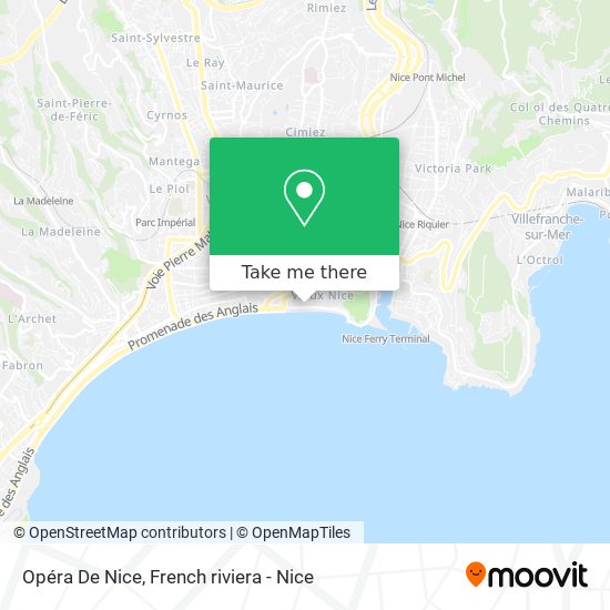 Opéra De Nice map
