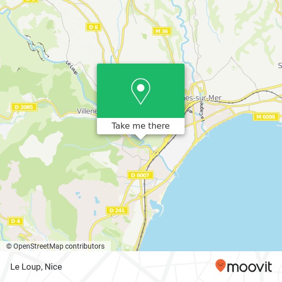 Le Loup map