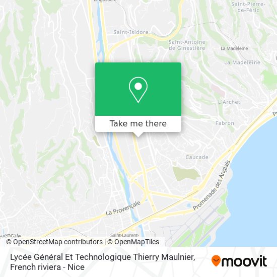 Lycée Général Et Technologique Thierry Maulnier map