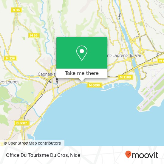 Office Du Tourisme Du Cros map