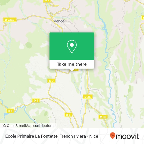 École Primaire La Fontette map