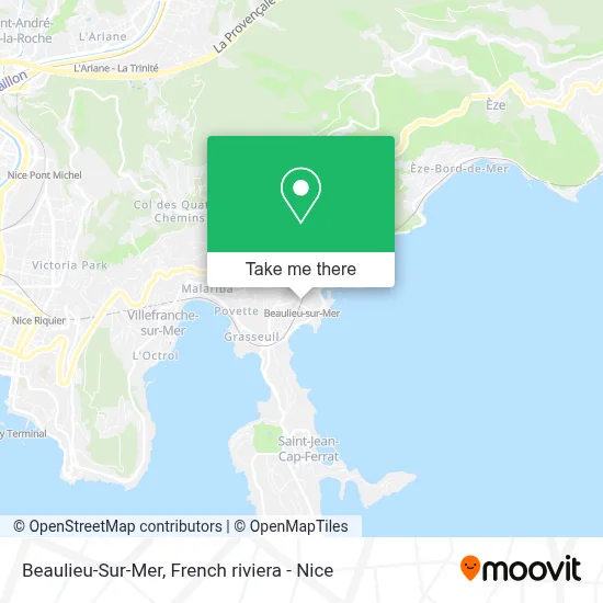 Beaulieu-Sur-Mer map