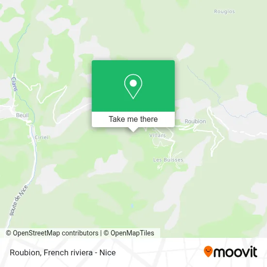 Roubion map