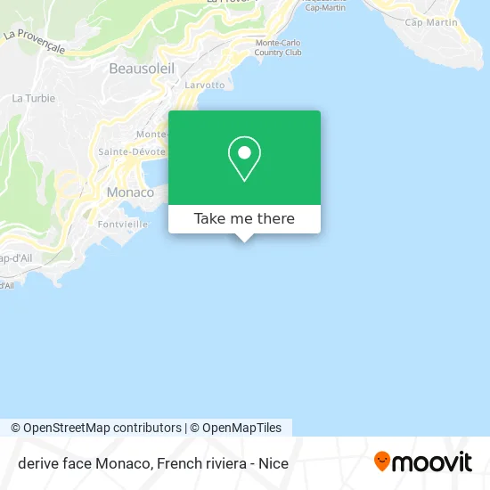 derive face Monaco map