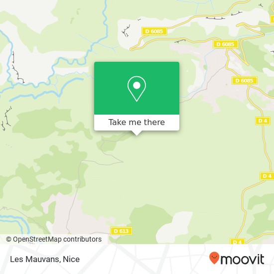 Les Mauvans map