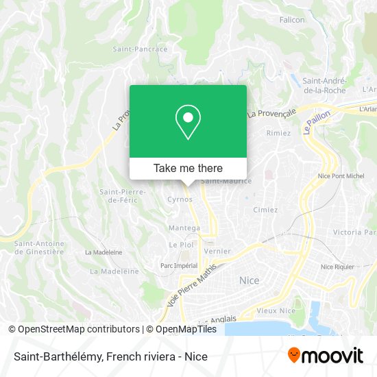 Saint-Barthélémy map