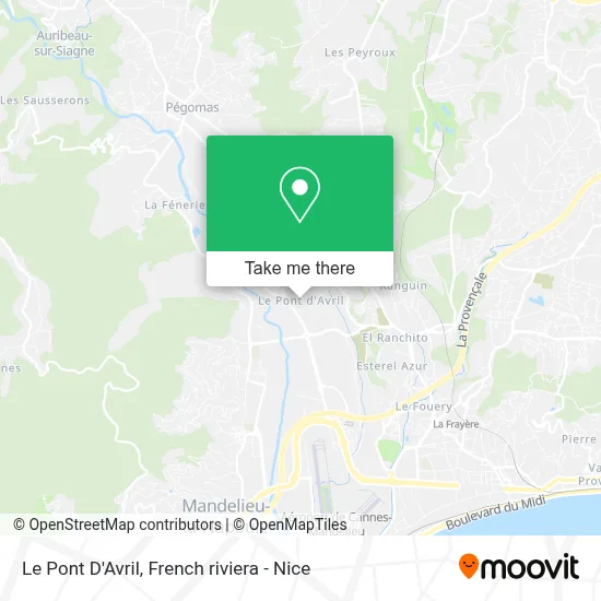 Le Pont D'Avril map