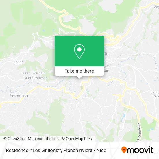 Résidence ""Les Grillons"" map