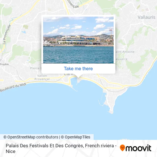 Palais Des Festivals Et Des Congrès map