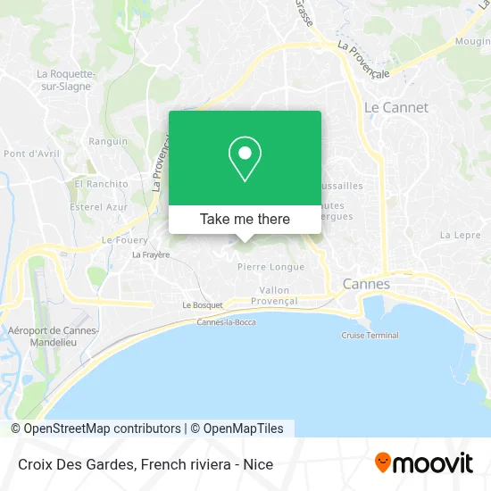 Croix Des Gardes map