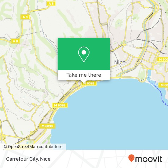 Carrefour City map