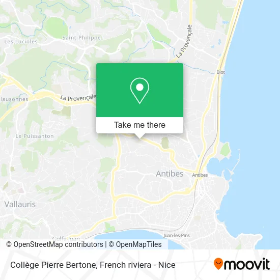 Collège Pierre Bertone map