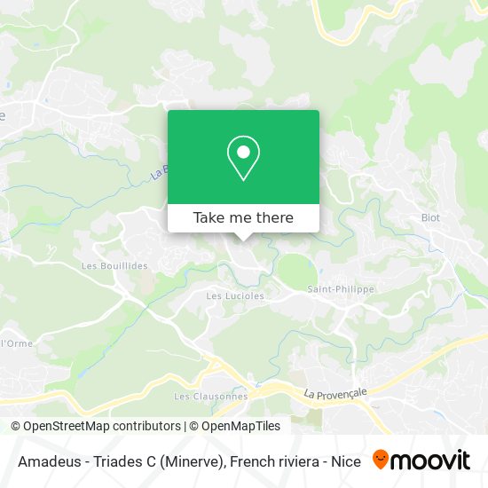 Amadeus - Triades C (Minerve) map