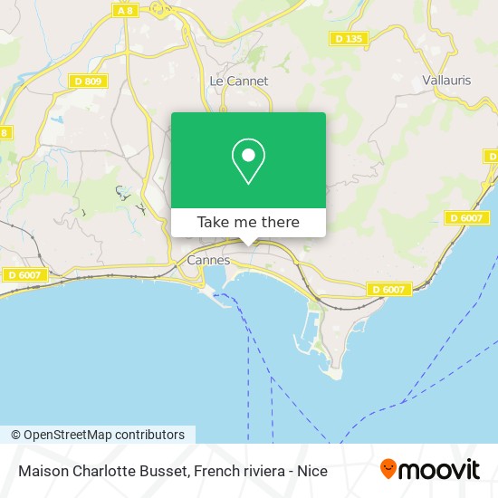 Maison Charlotte Busset map