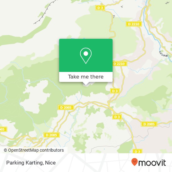 Parking Karting map